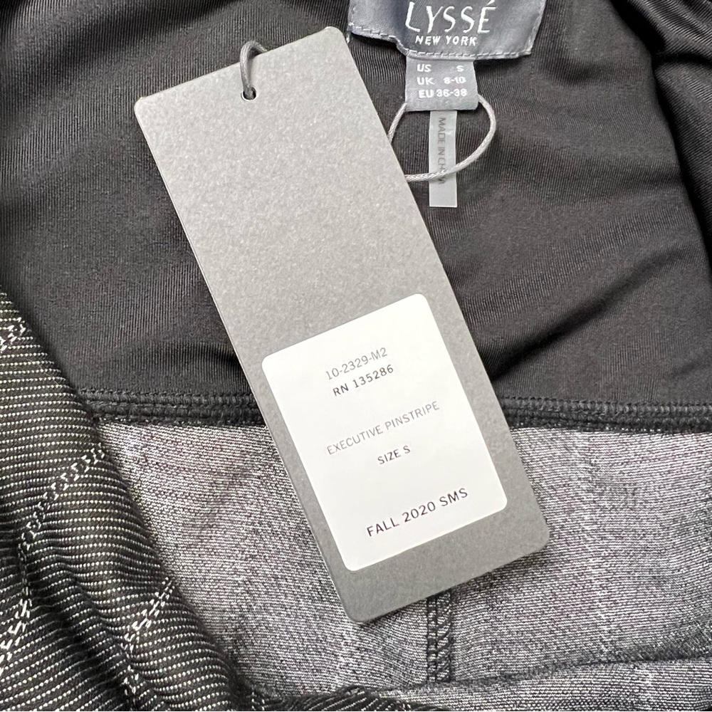 Lysse Pinstripe Signature Knit Leggings Size Small NWT - Picture 6 of 8